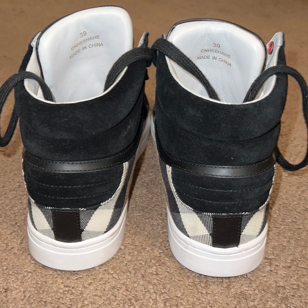 Burberry high top sneakers (sold)